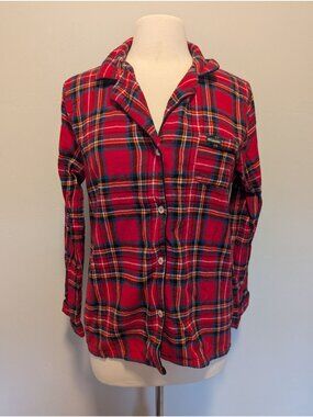 Columbia women's Plaid Flannel Medium Top Western Cowgirl Rodeo Coastal Heritage